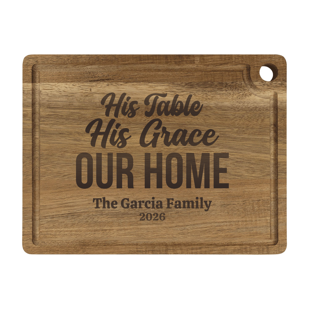 Personalized Cutting Board – His Grace