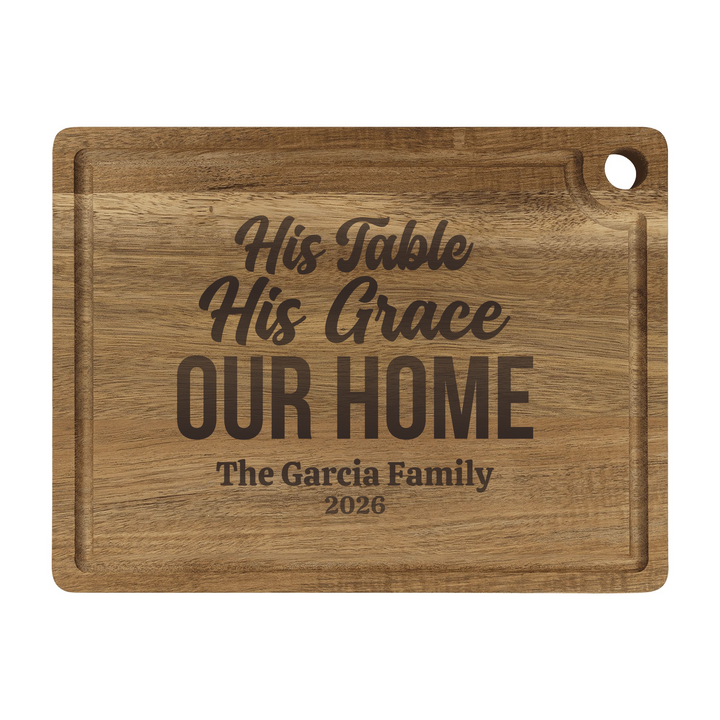 Personalized Cutting Board – His Grace