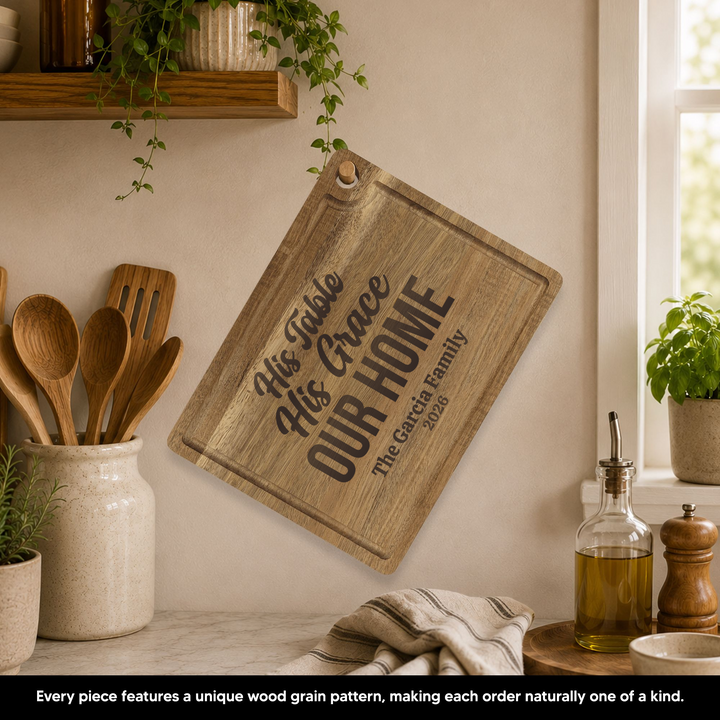 Personalized Cutting Board – His Grace