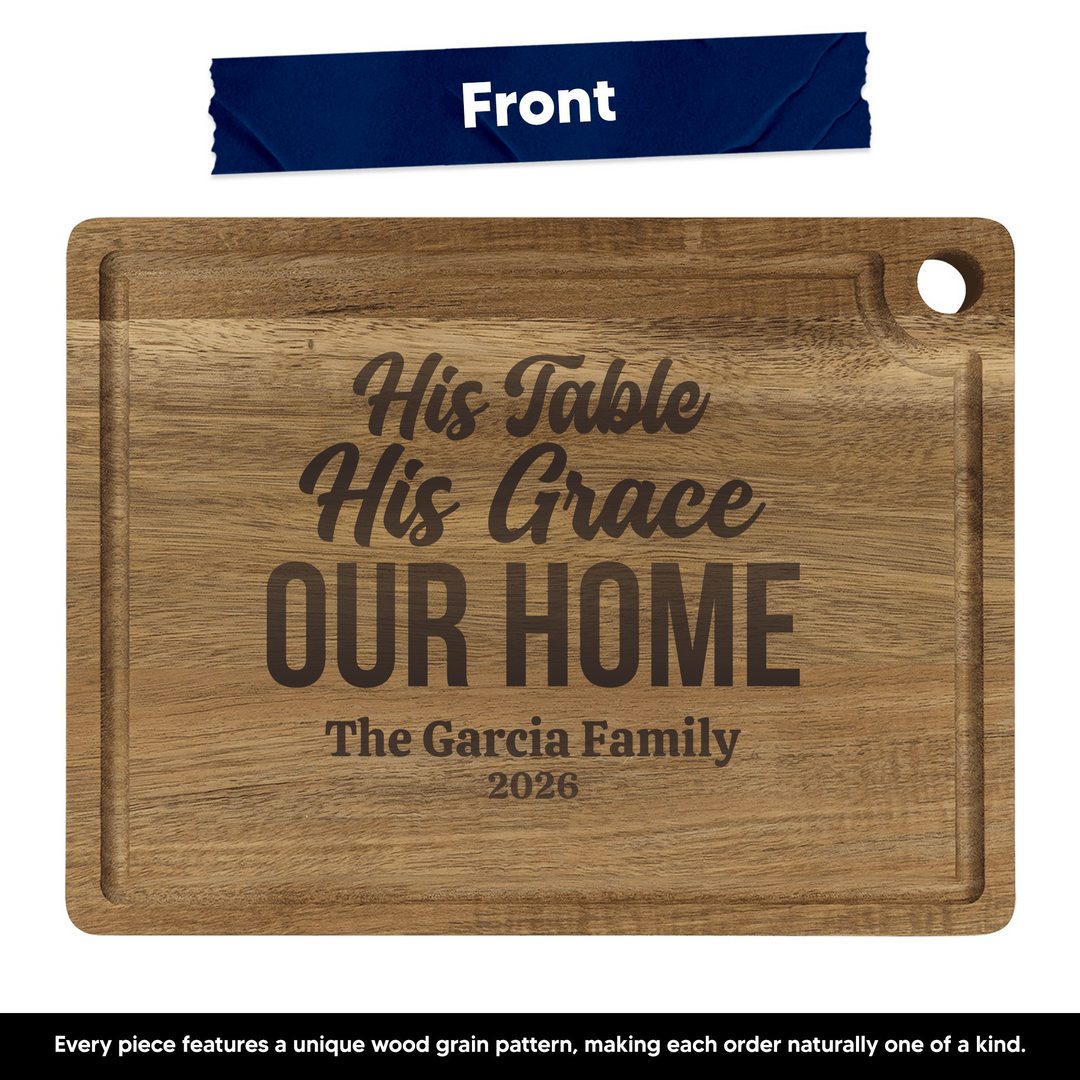 Personalized Cutting Board – His Grace