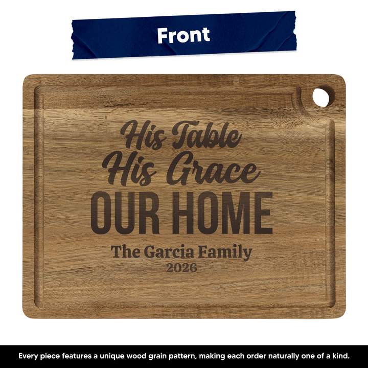 Personalized Cutting Board – His Grace