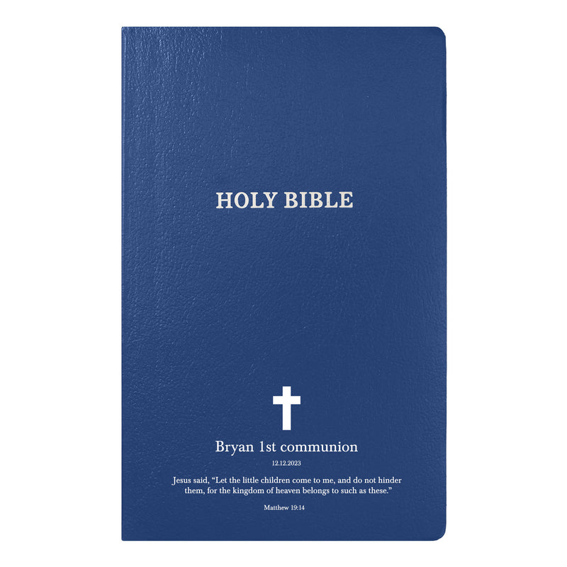 KJV Blue Standard Size Holy Bible Small Print