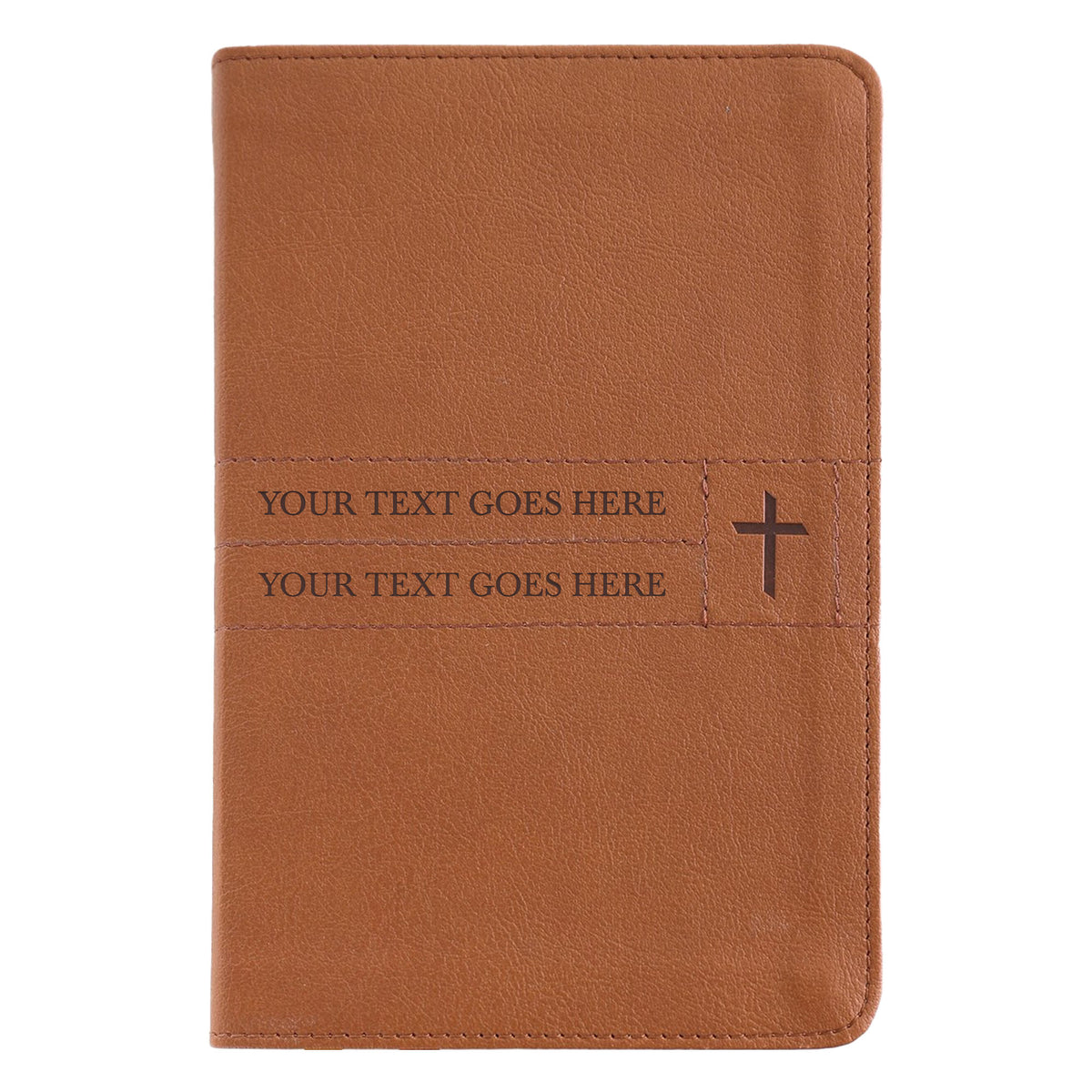 NIV Brown Compact Size Thinline Holy Bible Small Print