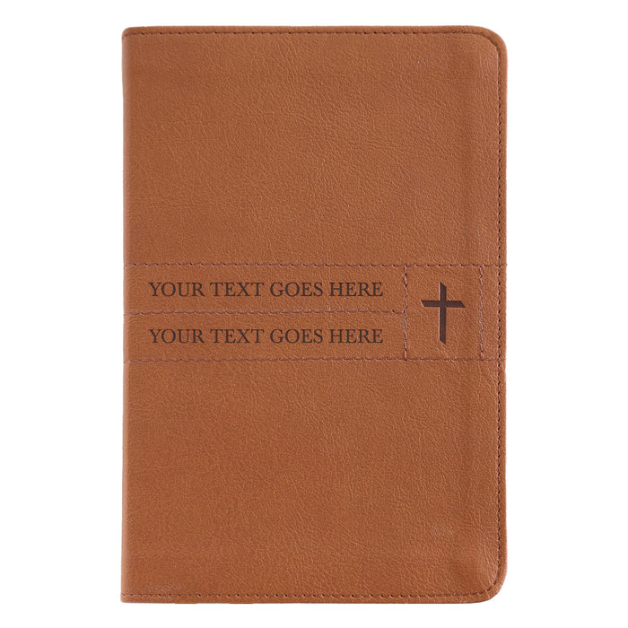 NIV Brown Compact Size Thinline Holy Bible Small Print