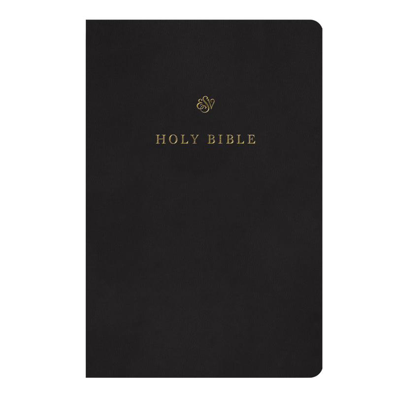 ESV Black Standard Size TruTone Holy Bible Small Print