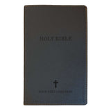 KJV Black Standard Size Deluxe Holy Bible Small Print