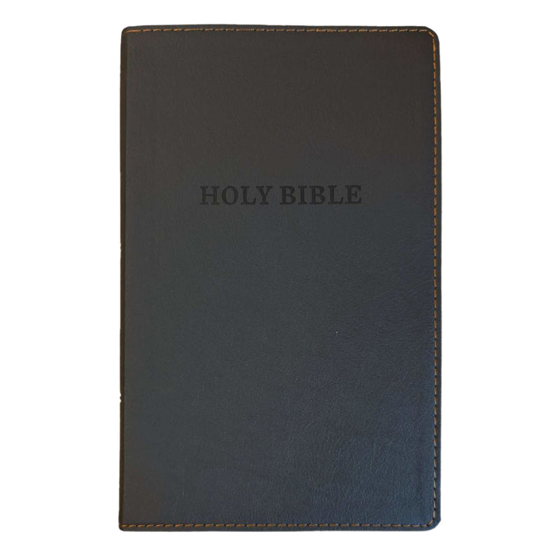 KJV Black Standard Size Deluxe Holy Bible Small Print