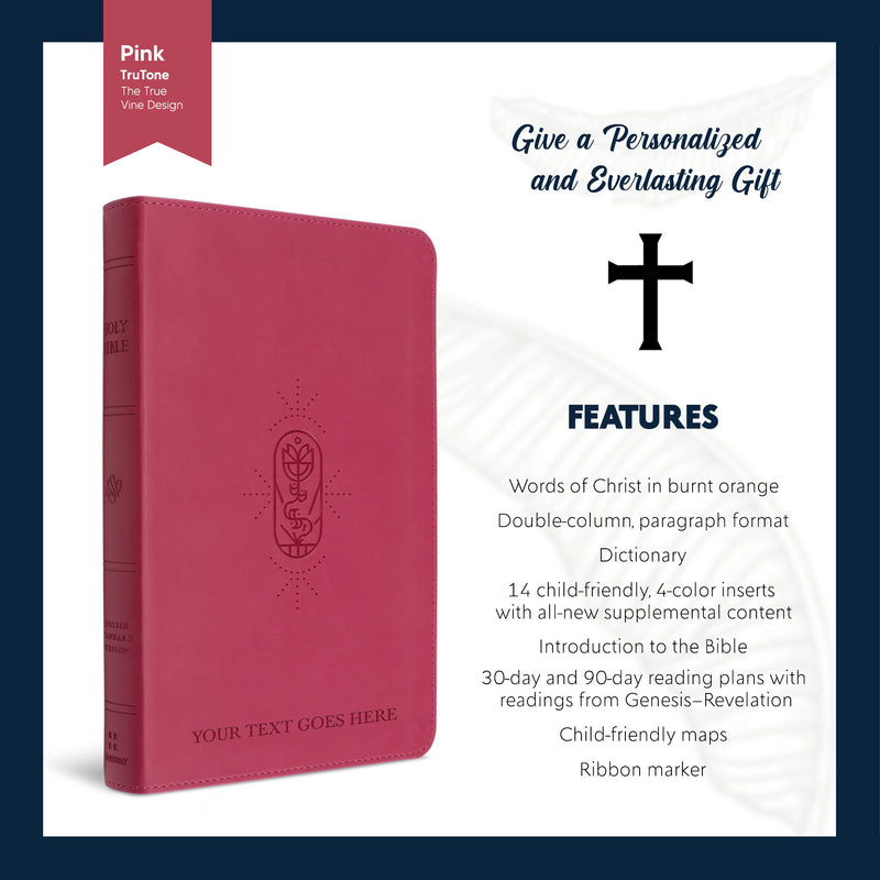 ESV Berry Pink Compact Size Kids Holy Bible Small Print