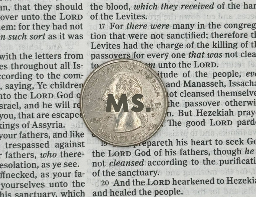 Print sample for this Bible