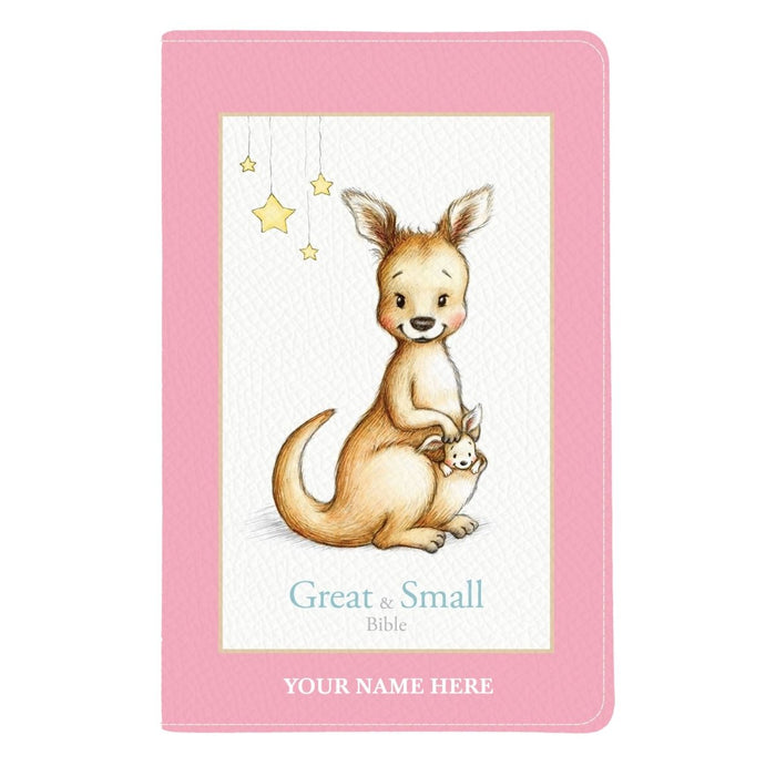 KJV Charming Pink Compact Size Kids Holy Bible Small Print