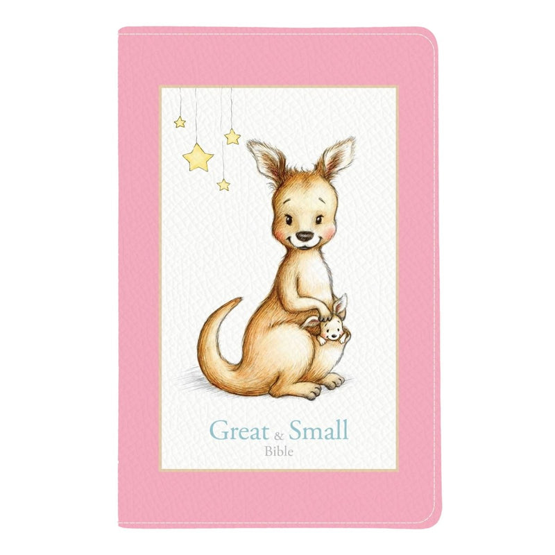 KJV Charming Pink Compact Size Kids Holy Bible Small Print