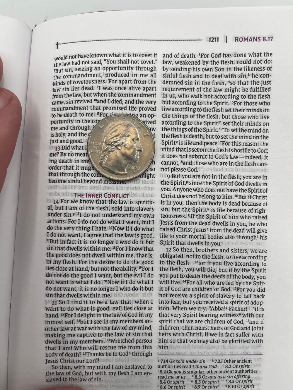 Print sample for this Bible