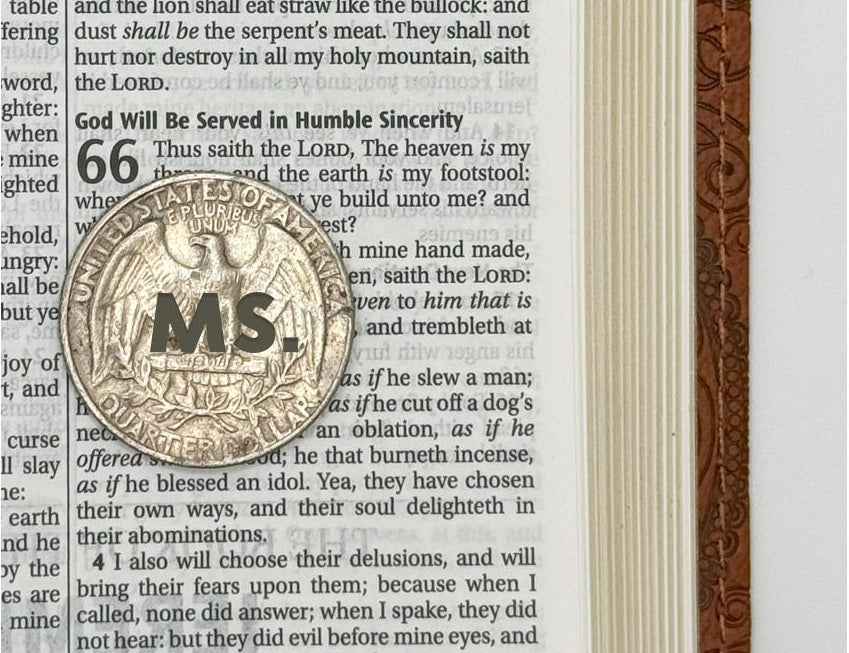 Print sample for this Bible