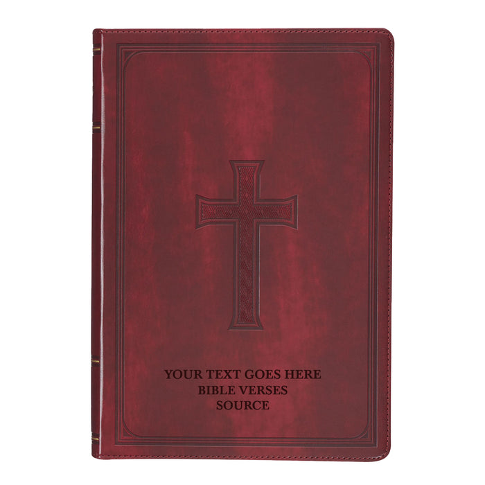 KJV Burgundy Study Size Holy Bible Giant Print