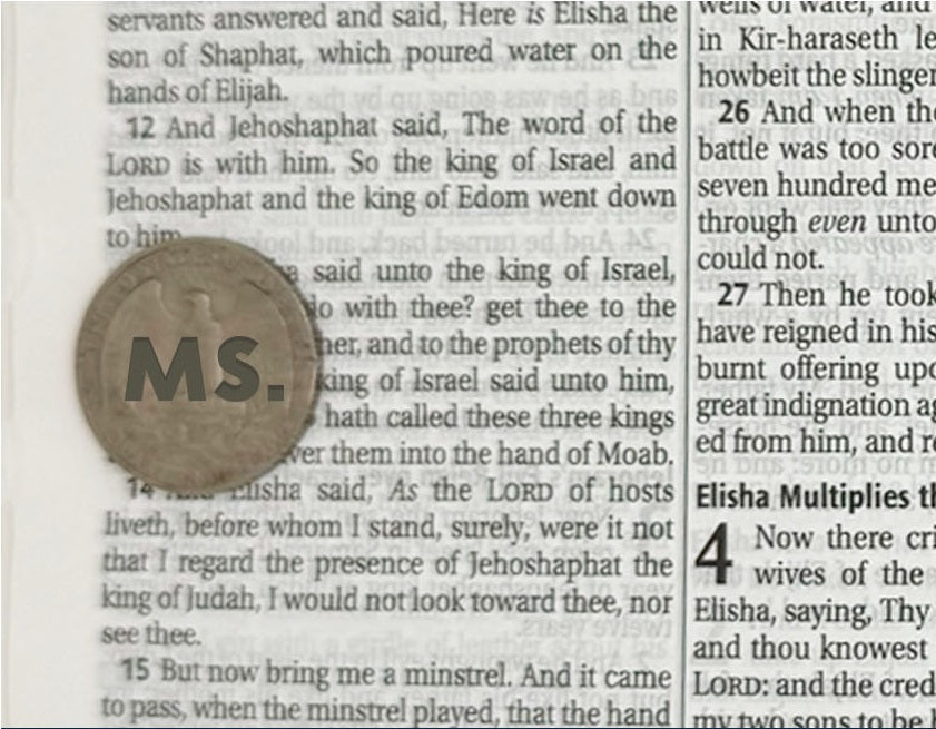 Print sample for this Bible