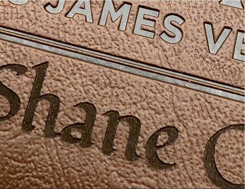 Actual personalization sample for this Bible