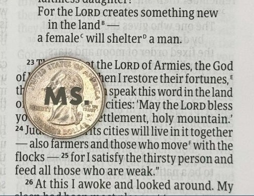 Print sample for this Bible