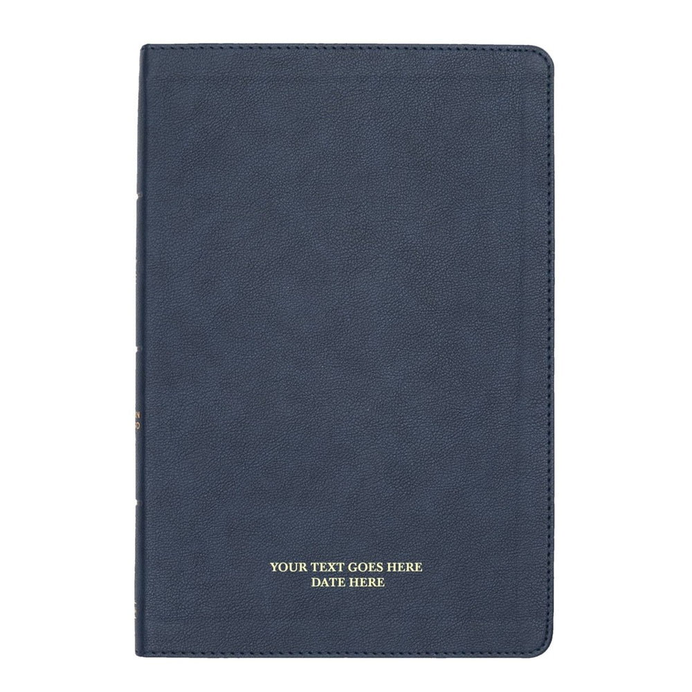 CSB Navy Blue Standard Size Holy Bible Large Print