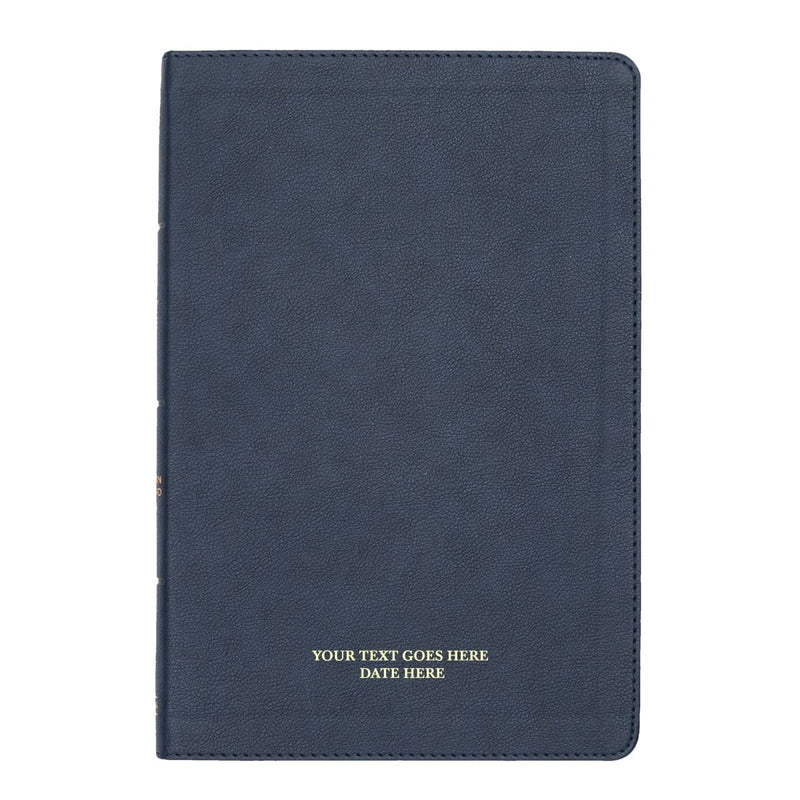 CSB Navy Blue Standard Size Holy Bible Large Print