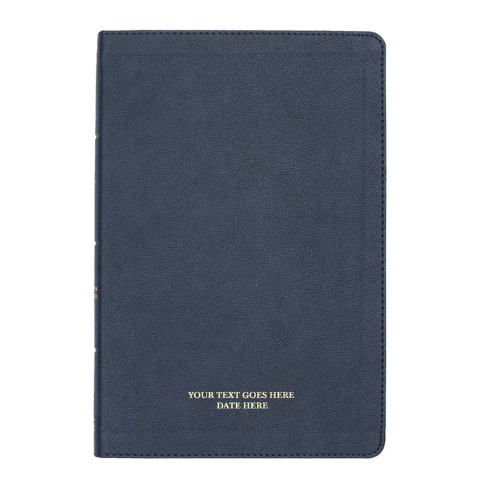CSB Navy Blue Standard Size Holy Bible Large Print