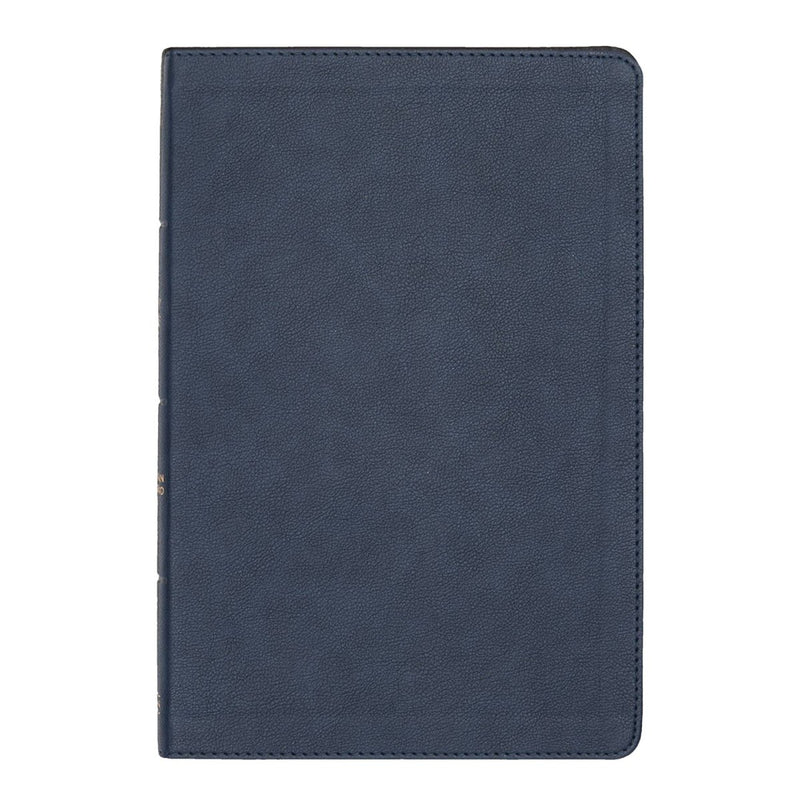CSB Navy Blue Standard Size Holy Bible Large Print