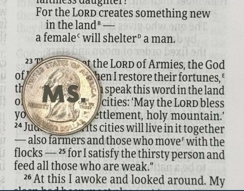 Print sample for this Bible