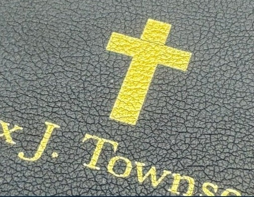 Actual personalization sample for this Bible