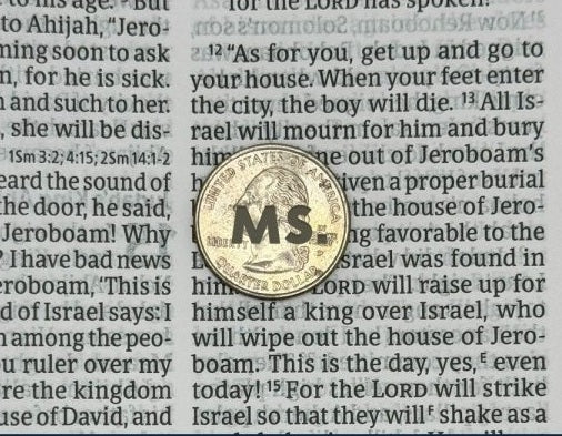 Print sample for this Bible