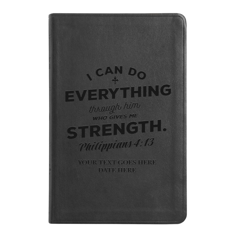 ESV Black Standard Size Thinline Holy Bible Large Print | Philippians 4:13