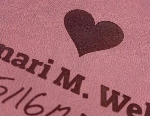 Actual personalization sample for this Bible