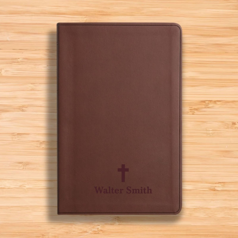ESV Brown Standard Size Holy Bible Large Print