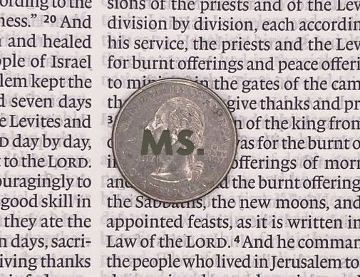 Print sample for this Bible