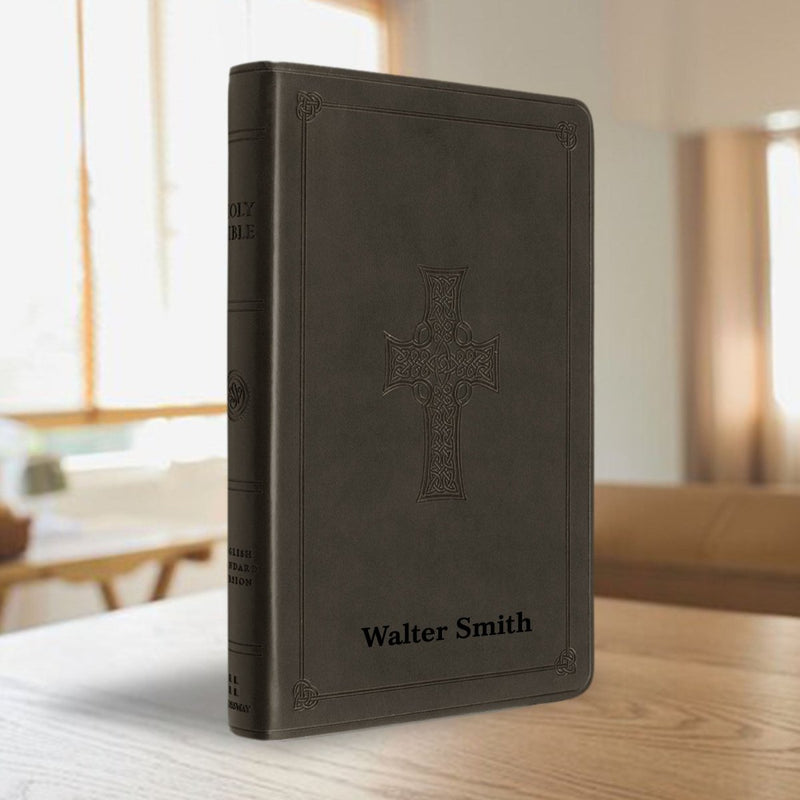 ESV Olive Green Standard Size Holy Bible Large Print | Green Cross