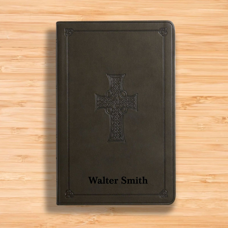 ESV Olive Green Standard Size Holy Bible Large Print | Green Cross