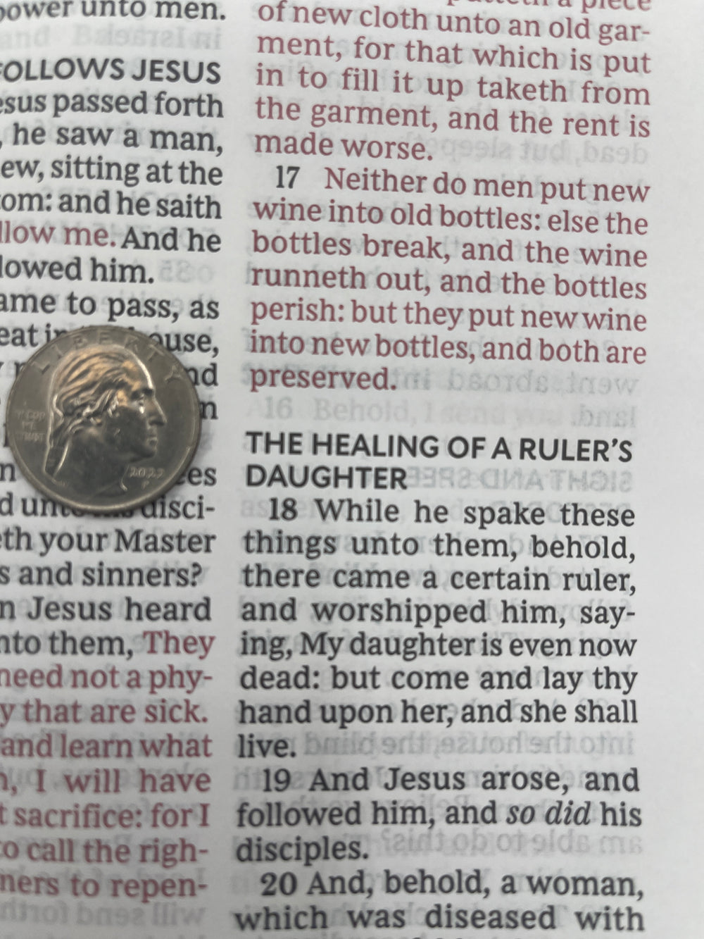 Print sample for this Bible