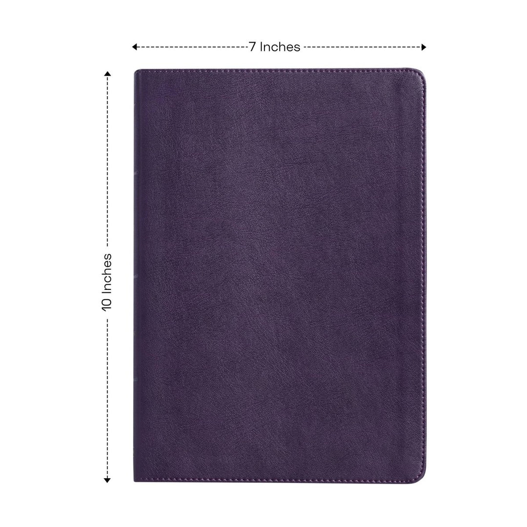 Personalized KJV Thinline Custom Purple Bible with God Bless America Design | Shepherds Shelf