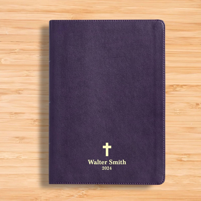 KJV Purple Standard Size Thinline Holy Bible Large Print