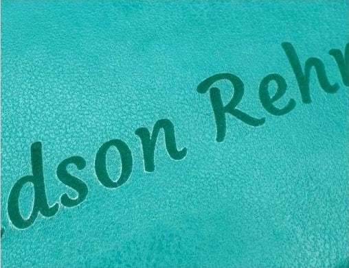 Actual personalization sample for this Bible