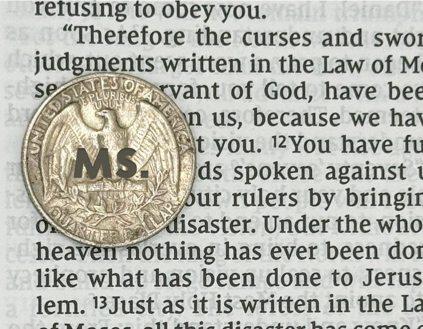Print sample for this Bible