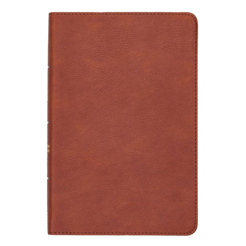 CSB Light Brown Standard Size Holy Bible Medium Print
