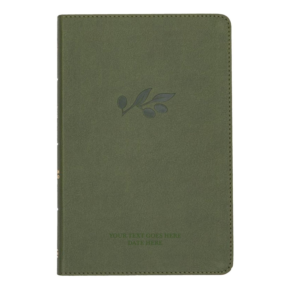 CSB Olive Green Standard Size Holy Bible Medium Print