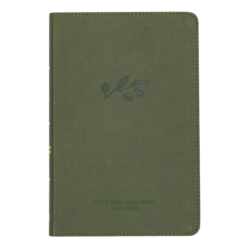 CSB Olive Green Standard Size Holy Bible Medium Print
