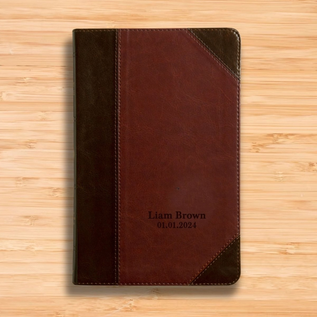 ESV Rich Brown Standard Size Holy Bible Medium Print