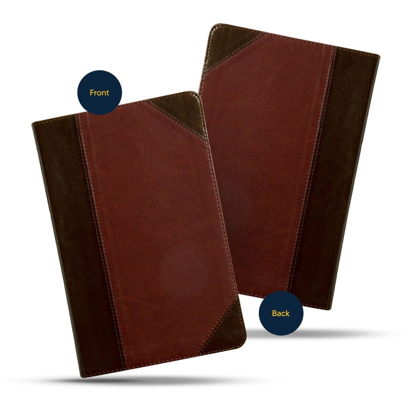 ESV Brown Standard Size Thinline Holy Bible Medium Print | Team Jesus