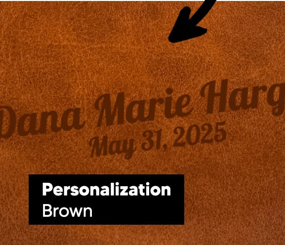 Actual personalization sample for this Bible