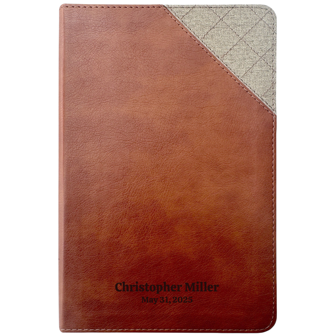NIV Brown Standard Size Thinline Holy Bible Medium Print - Main Image