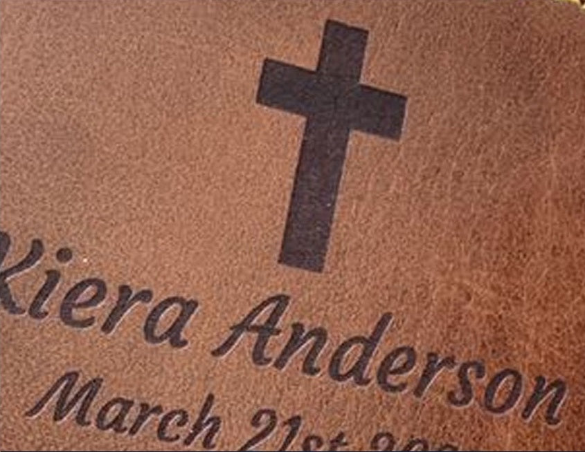 Actual personalization sample for this Bible