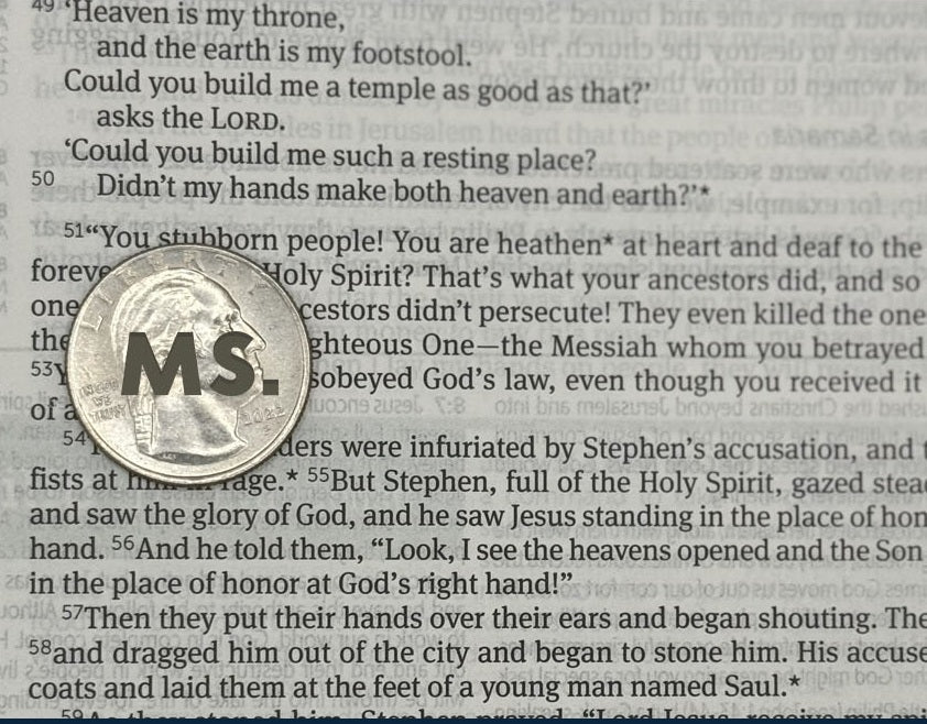 Print sample for this Bible