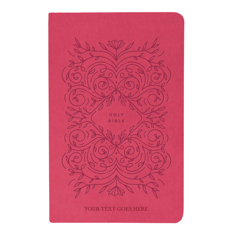 NLT Pink Standard Size Holy Bible Medium Print | Vine