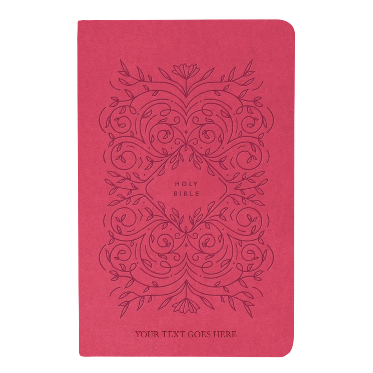 NLT Pink Standard Size Holy Bible Medium Print | Vine